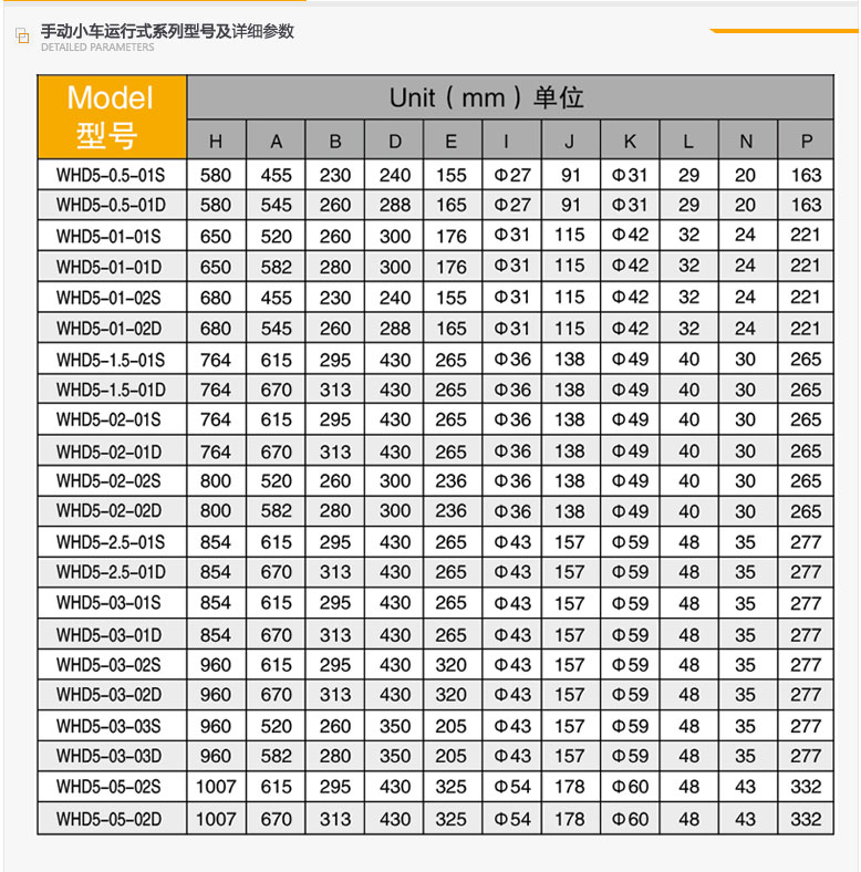 海角平台下载牌手動小車運行式環鏈HJB7B海角官网詳細參數